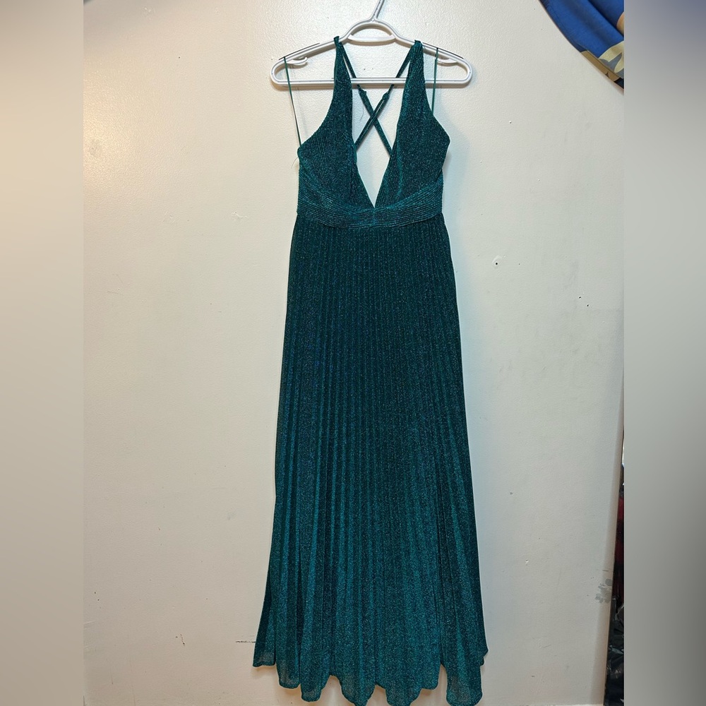 Elite Status Metallic Maxi Dress